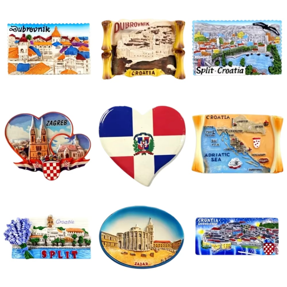 Kroatië 3D hars koelkastmagnee - Home Decor Zagreb recensie en prijs