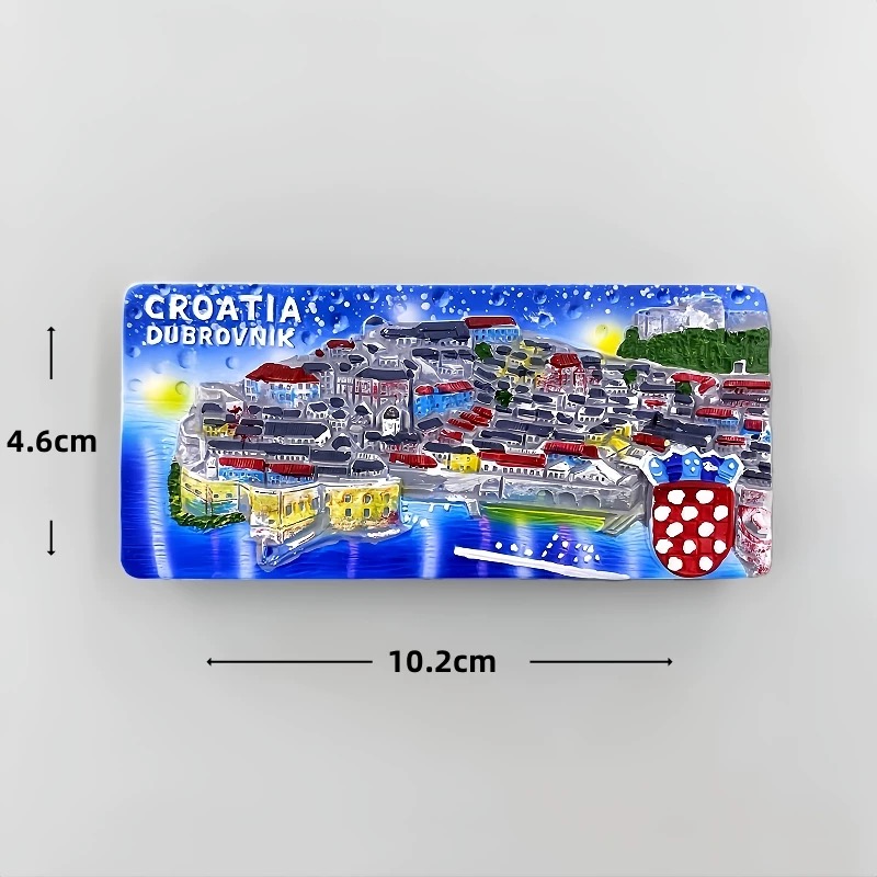 Kroatië 3D hars koelkastmagnee - Home Decor Zagreb recensie en prijs