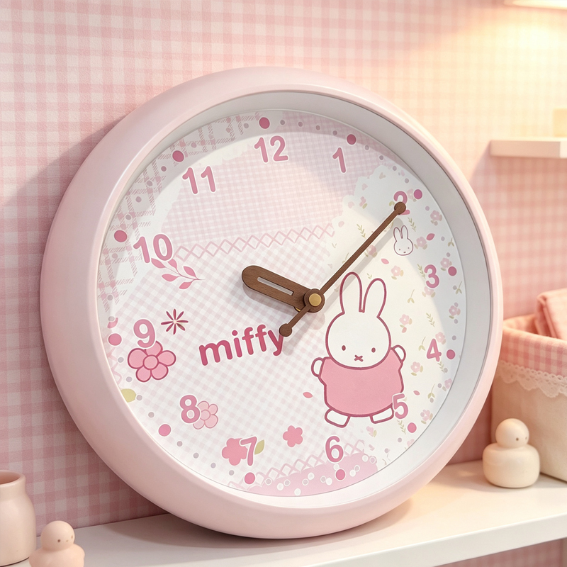 Schattige Miffy Wandklok Still - Wall Clock Silent recensie en prijs