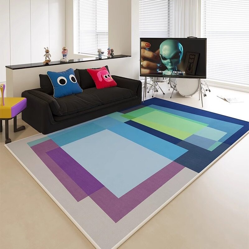 Abstract kleurblokprint woonka - Home Decor Ig recensie en prijs