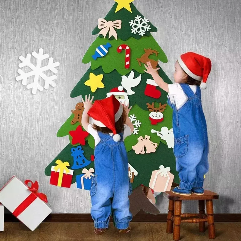 Kids Diy Vilt Kerstboom Kerst  - Home Decor Xmas Gifts recensie en prijs