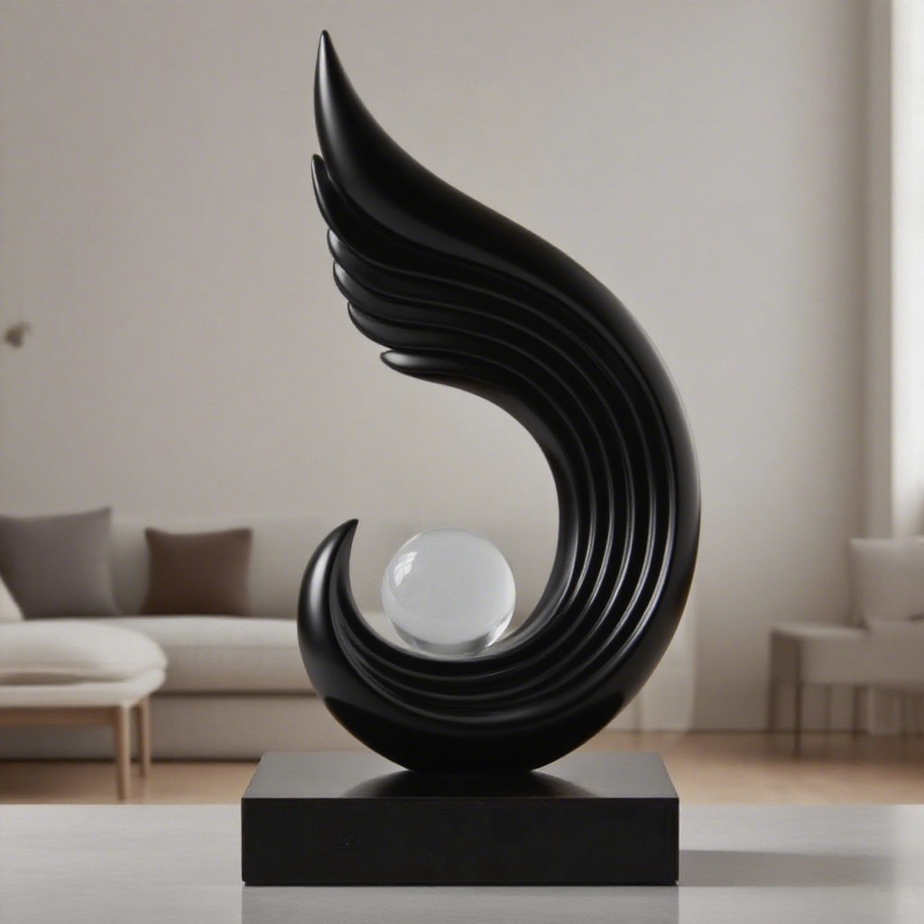 1 stuk welvaartsornament voor  - Abstract Sculpture Resin recensie en prijs