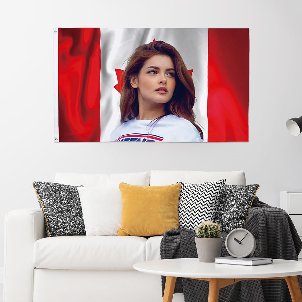 Flagicts 100% polyester aangep - Home Decor Canada recensie en prijs