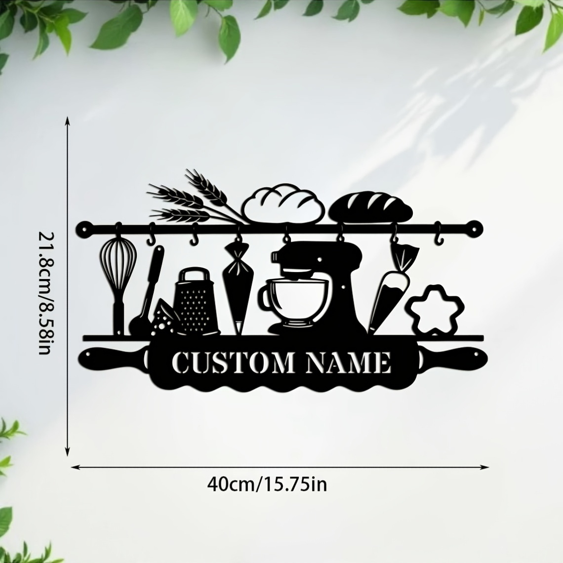 Gepersonaliseerde ijzeren wand - Home Decor Rustic recensie en prijs