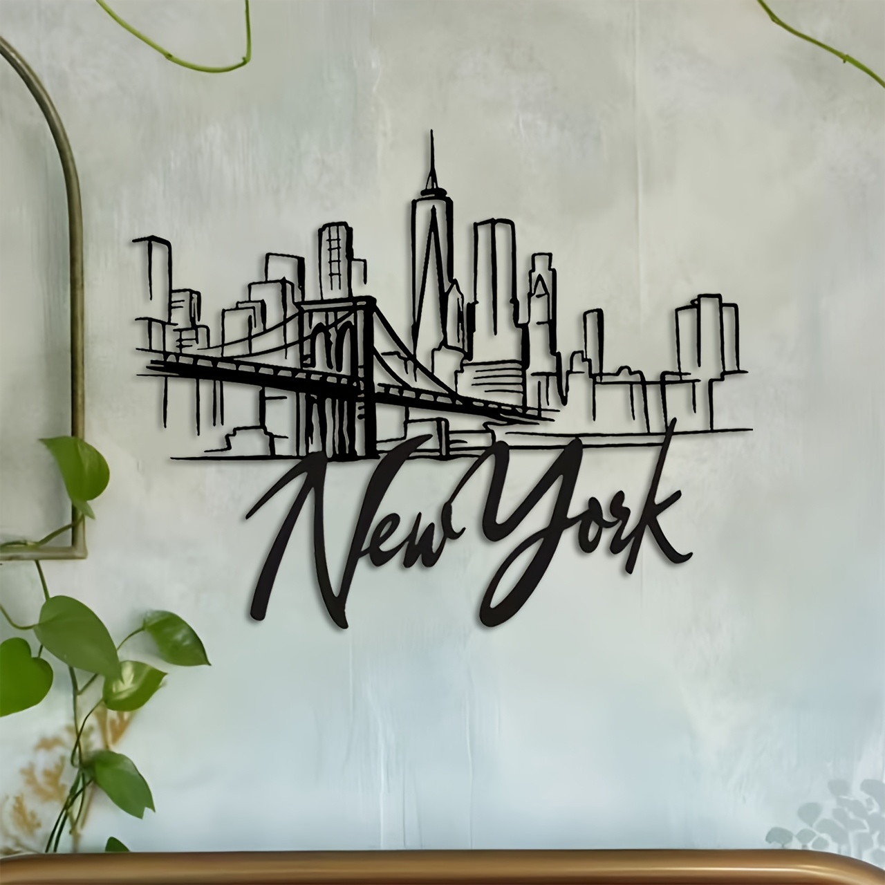 CIFBUY Metalen Wandkunst New Y - Home Decor New York recensie en prijs