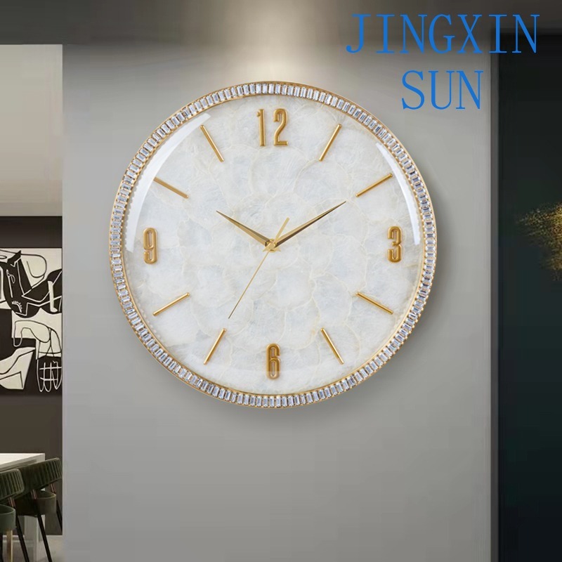 Shell Wandklok Modern Messing  - Wall Clock Silent recensie en prijs