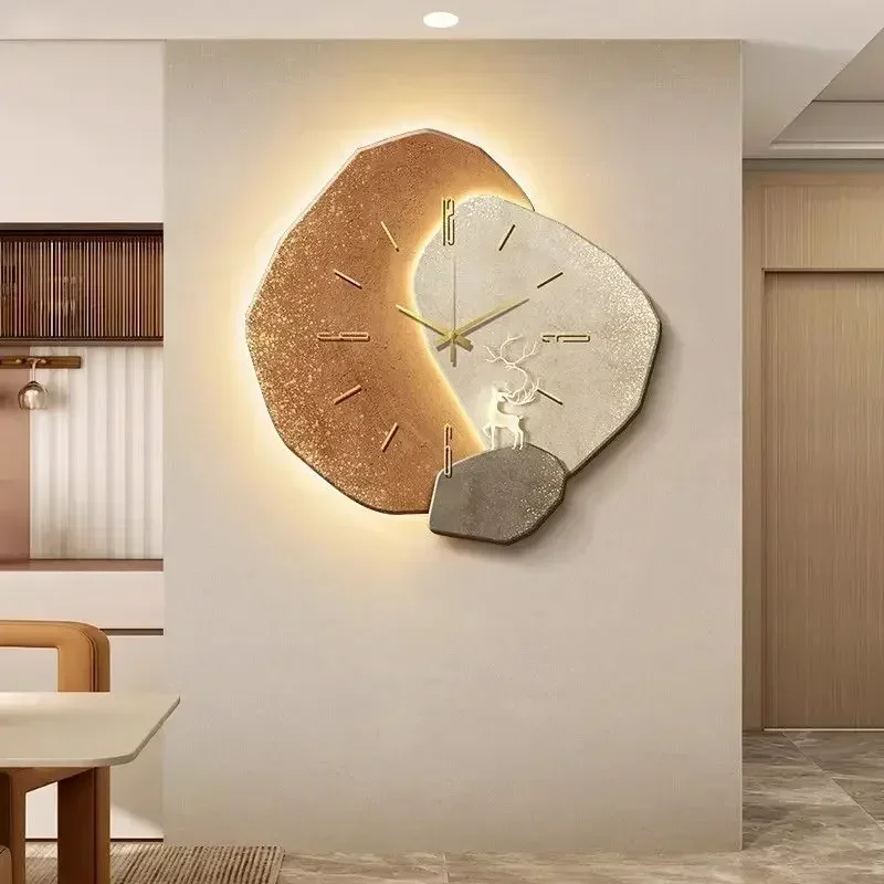 2025, moderne klok met lichton - Wall Clock Silent recensie en prijs