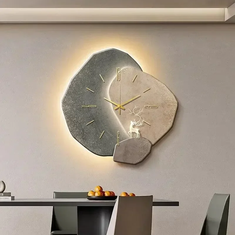 2025, moderne klok met lichton - Wall Clock Silent recensie en prijs