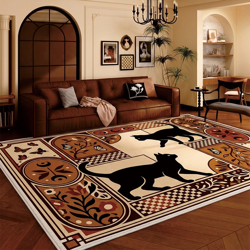Schaakbordzwart kattenkleed vo - Home Decor Ig recensie en prijs