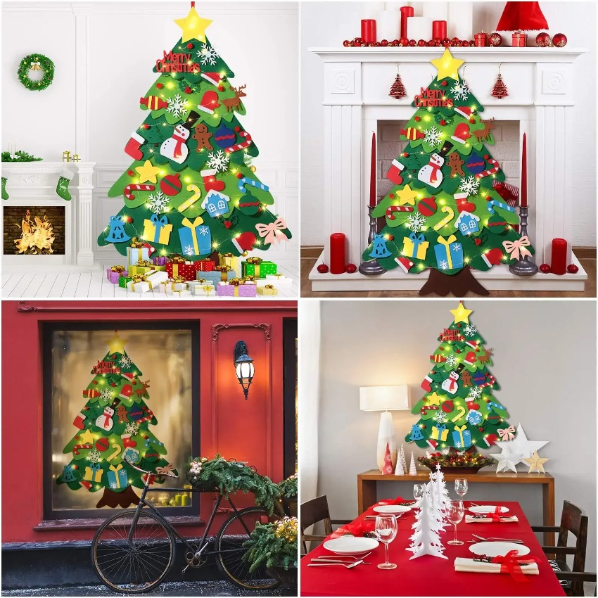 DIY vilten kerstboom met afnee - Home Decor Xmas Gifts recensie en prijs