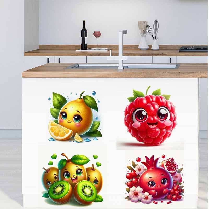 Leuke Fruit Emoji Muurstickers - Home Decor Emoji recensie en prijs