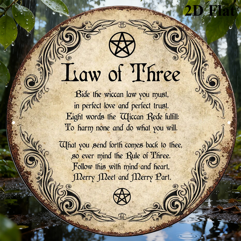 CIFBUY Vintage Wicca Triple Go - Home Decor Wall Art recensie en prijs
