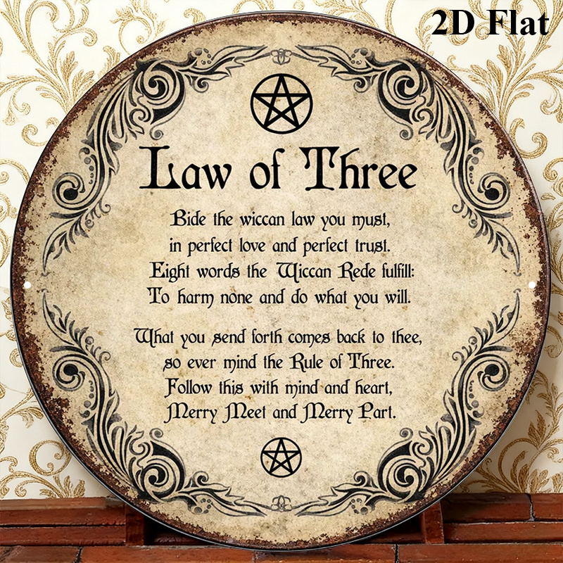 CIFBUY Vintage Wicca Triple Go - Home Decor Wall Art recensie en prijs