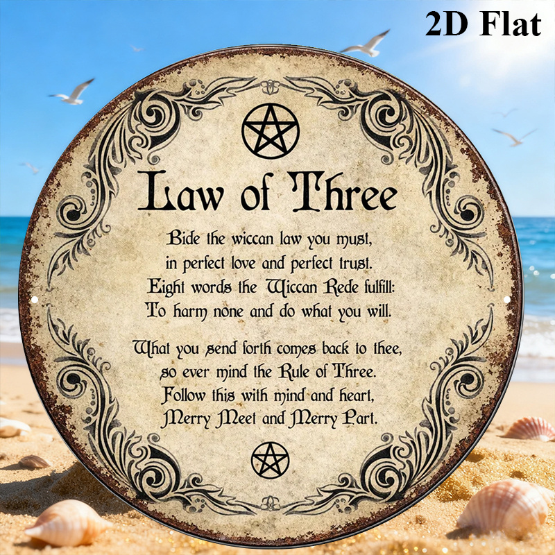 CIFBUY Vintage Wicca Triple Go - Home Decor Wall Art recensie en prijs